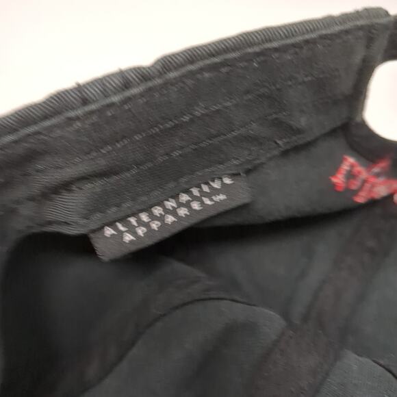 L2 Data Collection Slideback Baseball Cap Black One Size Alternative Apparel - Picture 9 of 10